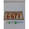 Image 1 : Saskatchewan License Plate: 1945