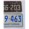 Image 3 : Saskatchewan License Plates: 1960 & 1976