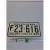 Image 1 : Saskatchewan License Plate: Farm Plate - Golden Jubilee 1955