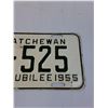 Image 3 : Saskatchewan License Plate: Golden Jubilee 1955