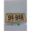 Image 1 : Saskatchewan License Plate: 1957