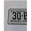 Image 2 : Saskatchewan License Plate: 1959