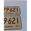 Image 3 : Saskatchewan License Plate: 1971 Farm Plate Set