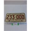 Image 1 : Saskatchewan License Plate: 1973