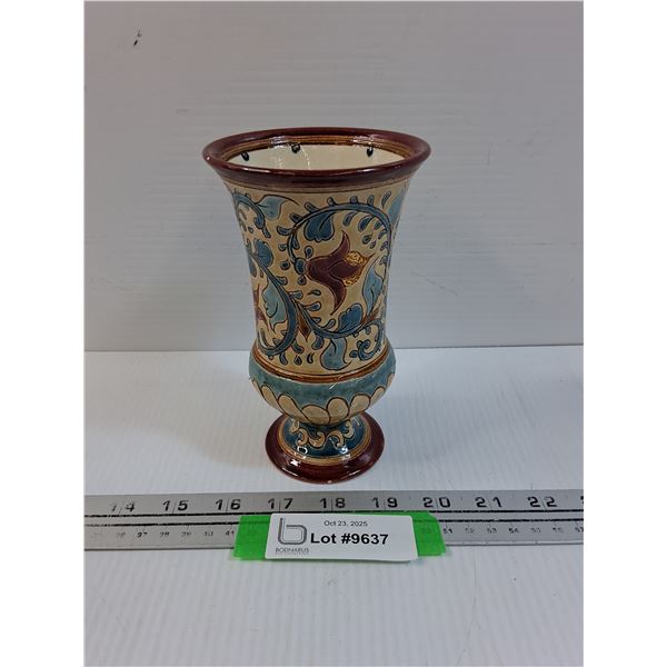Vintage Style Vase by Thosa - 6" Tall