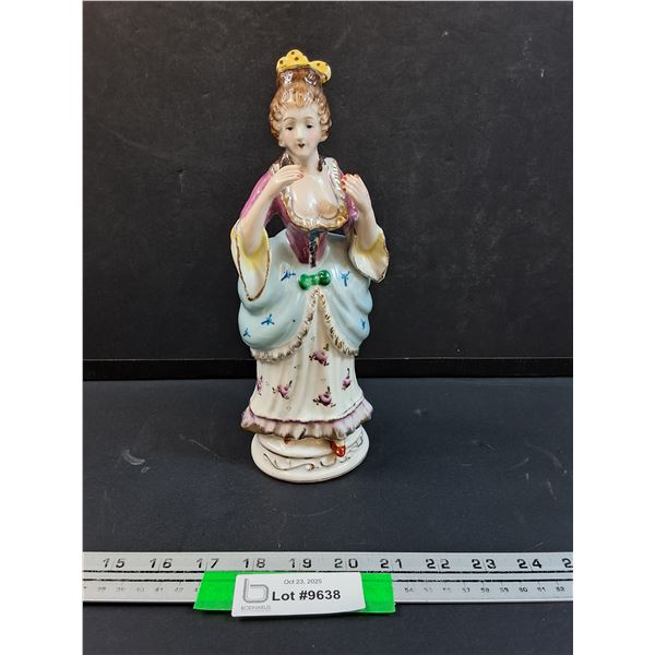 Colonial Lady Figurine - Made in Occupied Japan - 10" Tall