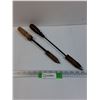 Image 1 : (2) Vintage Welding Irons - 14" & 17" Long