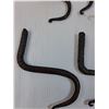 Image 2 : (11) Custom Made Hooks From Rebar - Assorted Sizes