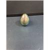 Image 2 : Glass Egg Art Paperweight - 2.5" Tall