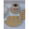 Image 2 : (2) Ceiling Light Fixtures & (2) Glass Back Plates