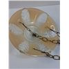 Image 2 : Vintage Hanging Light w/Glass 10" Diameter