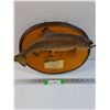 Image 1 : # Lake Trout Fish Mount on Wood Plaque - 14" x 11"