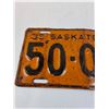 Image 2 : Saskatchewan License Plate - 1939