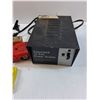 Image 2 : 12v Power Supply, Wooden Blocks, Train Tracks, Hole Saw Bit, Various Plastic Cars, Misc