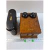 Image 1 : Northern Electric Telephone Ringer - Works & Western Electric Batteries in Metal Case