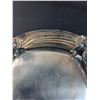 Image 6 : (3) Silver Plated Items: Serving Dish, Candle Holder w/ Oil Candles, Dish Holder