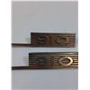 Image 2 : (2) Vintage 910 Emblems - 7" x 2"