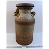 Image 1 : # Vintage Milk Canister - 24" x 12" - CANNOT SHIP
