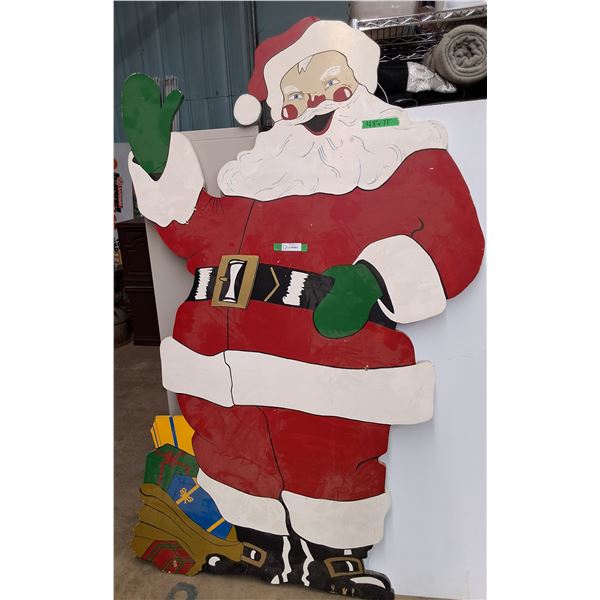 *Wooden Santa Decoration, CANNOT SHIP