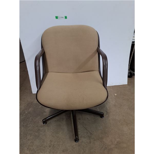 *Metal Upholstered Chair 29" Tall, Cannot Ship