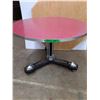 Image 2 : *Wood Table with Metal Stand & Extra Top, Cannot Ship