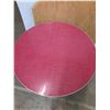 Image 3 : *Wood Table with Metal Stand & Extra Top, Cannot Ship