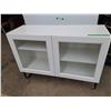 Image 1 : *Wood Display Case with Glass Panels, Cannot Ship