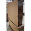 Image 4 : *Wood China Cabinet with Glass Doors 17" x 64" x 76", Cannot Ship