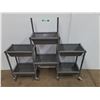 Image 1 : *Metal Planter Unit on Wheels 12" x 51" x 46", Cannot Ship