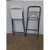 Image 2 : *(2) Folding Bar Chairs 42.5" Tall, Cannot Ship