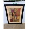 Image 1 : *Framed Abstract Painting 34.5" x 45", Cannot Ship