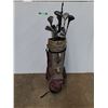 Image 1 : *Rampion Golf Bag with Wheeled Caddy & Clubs Up to 46", Cannot Ship