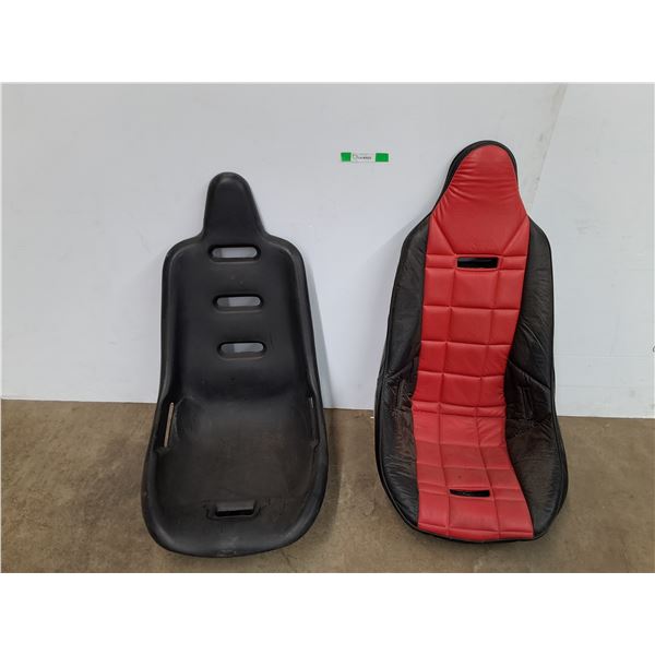 *Racing Seat & Seat Cover, Approx. 36" Tall, Cannot Ship