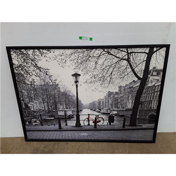 *Framed European Fall Photograph 55" x 40", Cannot Ship