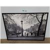 Image 1 : *Framed European Fall Photograph 55" x 40", Cannot Ship