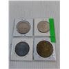 Image 2 : (4) Trade Dollar Coin Tokens from 1970's & 80's