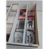 Image 3 : Large Lot of NHL/MLB Collector Cards w/Cardboard Storage