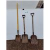 Image 1 : **(3) Shovels Up to 57.5", Cannot Ship