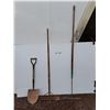 Image 1 : **(2) Rakes & Shovel Up to 78", Cannot Ship