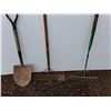Image 2 : **(2) Rakes & Shovel Up to 78", Cannot Ship