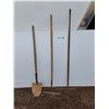 Image 1 : **(2) Rakes & Shovel Up to 61.5", Cannot Ship