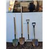 Image 1 : **(3) Spades & Pitchfork Up to 57", Cannot Ship