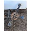 Image 2 : (2) Cast Iron Stools Up to 14"- As Is, Cannot Ship