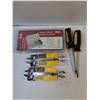 Image 2 : NOS Nail Assortment,Hose Clamps,Mini Screwdriver Set,Coupler,Flashlight,(2)Wrenches and (2) Screwdri