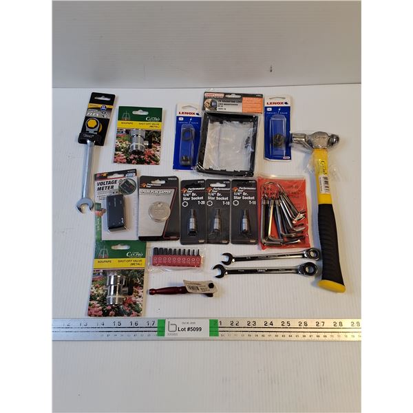 (18) Pieces of Assorted NOS Tools and Various Hardware
