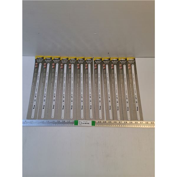 (12) NOS Titan Brand 12" Bi-Metal Hack Saw Blades