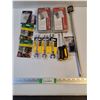 Image 1 : Hose Clamp Assortment,Nail Assortment,18" Extension,(3) Wrenches,(2) Scrwdrivers and more as picture