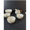 Image 2 : French Dish Set- Plates, Teacups, Bowl, Creamer