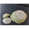 Image 2 : Leaf Dish Set- Bowl, Tray, Creamer Up to 11.25"