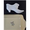 Image 2 : 'Sunshine' Dish Set & Milk Glass Storage Shoe